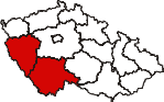 Mapa ČR krajů DIAMOTECH zastoupení PUFAS